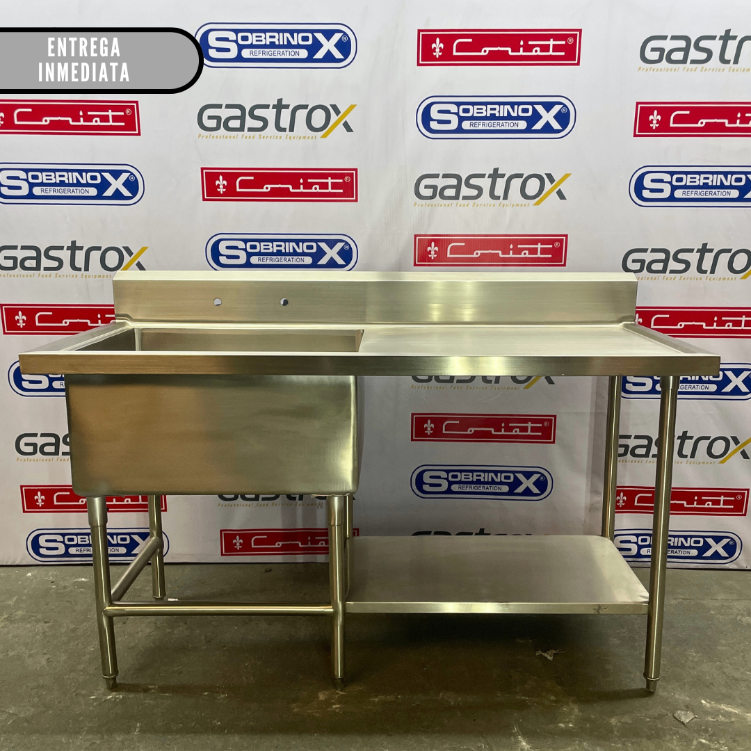 Fregadero para Ollas con Piso (160x70x90 cm)