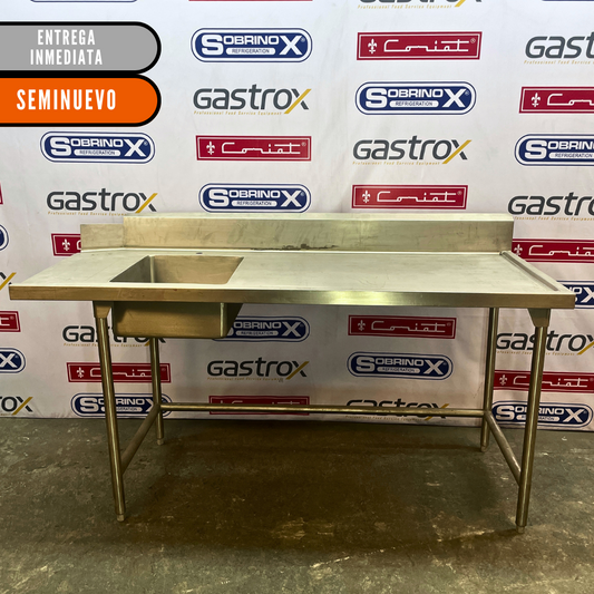 Mesa de Recibo de Loza Sucia (181x76x90 cm)