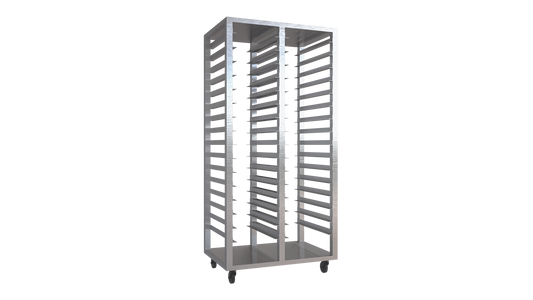 Rack charolas de autoservicio doble - Gastrox