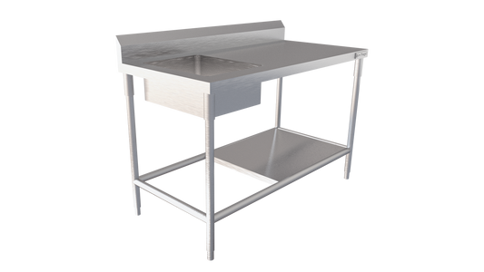 Mesa de trabajo con tarja y piso - Gastrox